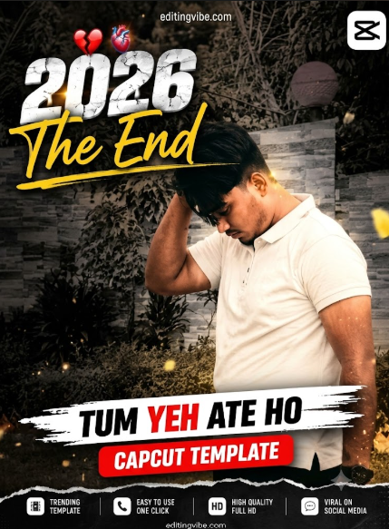 Mujhe Tum Yad Aate Ho CapCut template preview with Use Template button